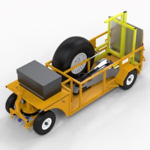 Product: Compact Wheel & Brake Change Trailer - Open Roof