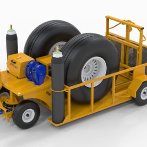 Product: Universal Wheel & Brake Change Trailer - Open Roof