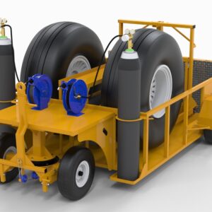 Product: Universal Wheel & Brake Change Trailer - Open Roof (Regulator System)