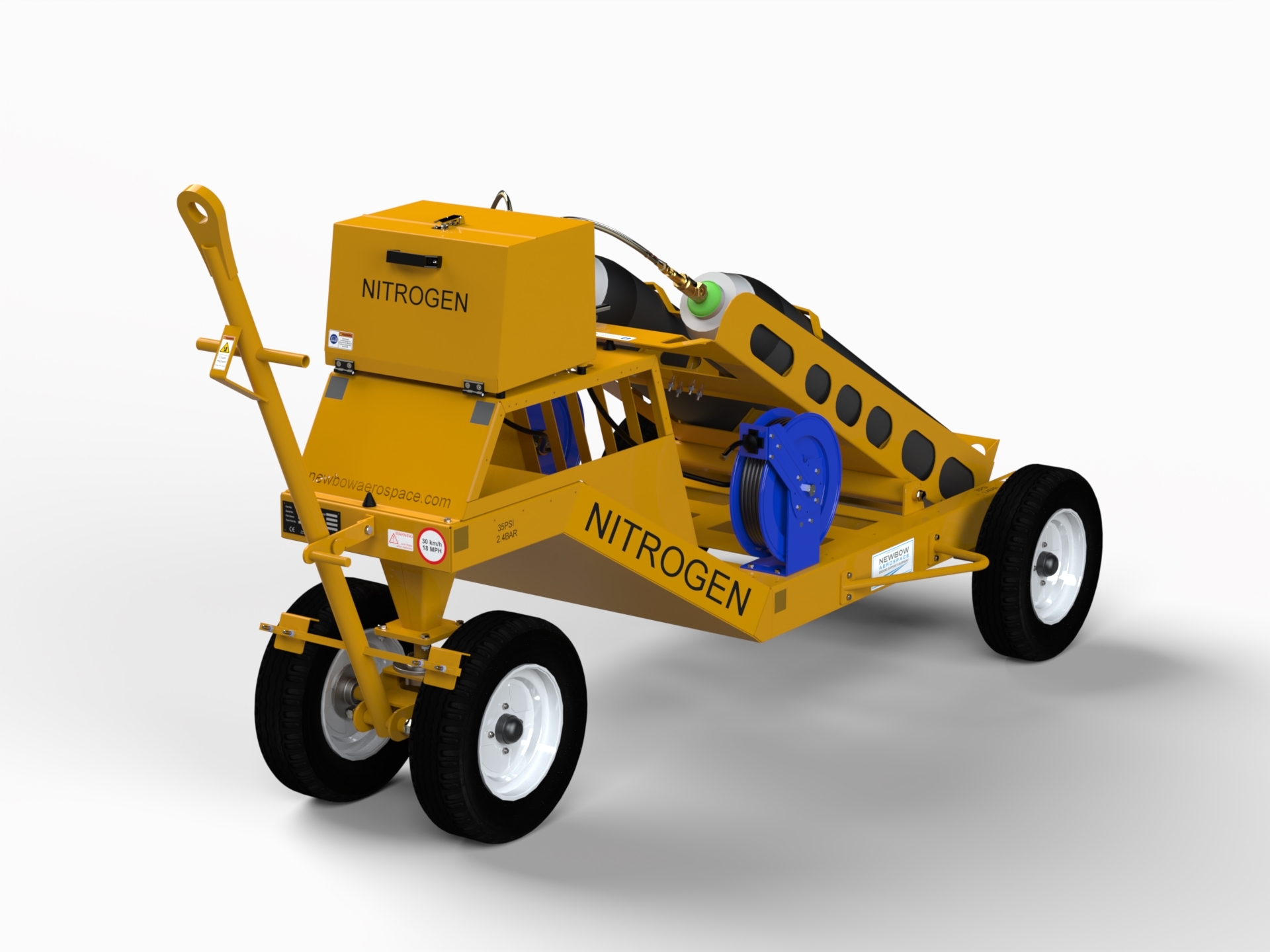 Product: 2-Bottle Easy-load Nitrogen Service Cart